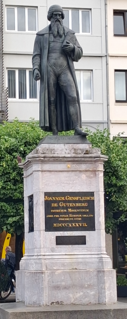Gutenberg Statue in Mainz